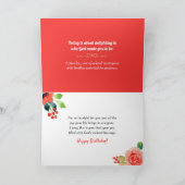 お客様の恵みと常に誕生日 カード (内部)