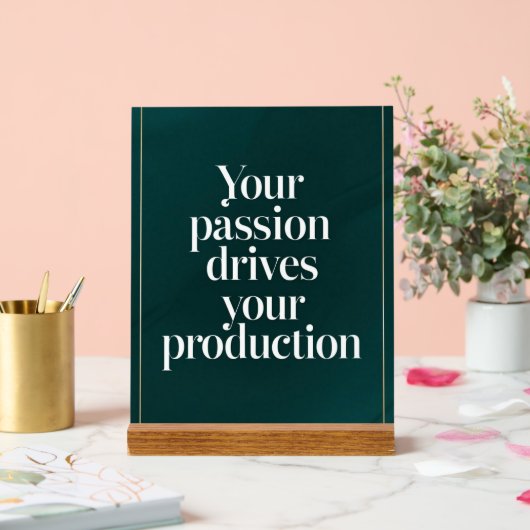 お客様の情熱が生産オプションを推進2 アクリルサイン (ウェディング)