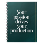 お客様の情熱が生産オプションを推進2 ノートブック (正面)