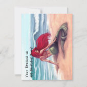 お客様の招待され誕生日招待状 招待状 (正面)