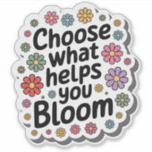 お客様の救済開花フローラシールの選択 シール (正面)