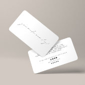 お客様の日のビジネス感謝の割引カード エンクロージャーカード