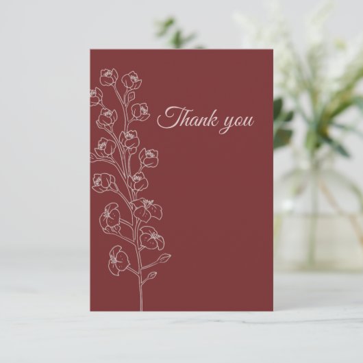 お客様の書ニーズに合わせて作成 サンキューカード (スタンド正面)