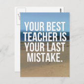 お客様の最高の先生引用文 ポストカード (正面/裏面)