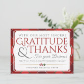 お客様の業務に対感謝していする感謝と感謝の気持ちを カード (スタンド正面)