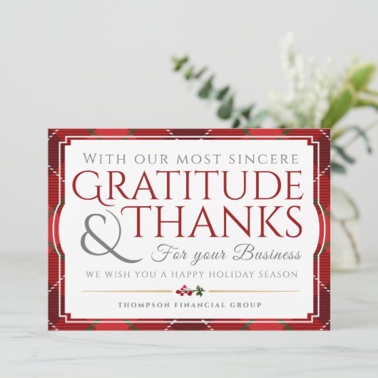 お客様の業務に対感謝していする感謝と感謝の気持ちを カード (スタンド正面)