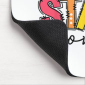 お客様の標準電源先生テスト試験日 マウスパッド (コーナー)