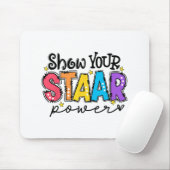 お客様の標準電源先生テスト試験日 マウスパッド (マウス)