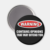 お客様の機嫌を損ねるような意見が含まれる マグネット (正面/裏面)