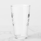 お客様の気に文字whatsapp Q Rコードビジネスに電話 タンブラーグラス (右)