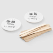 お客様の気に文字whatsapp Q Rコードビジネスに電話 ハンドファン (組立なし)