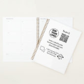 お客様の気に文字whatsapp Q Rコードビジネスに電話 プランナー手帳 (ディスプレー)