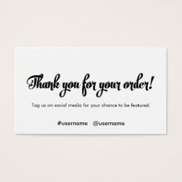 お客様の注文に感謝のロイヤリティ