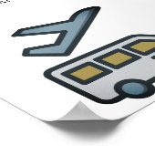 お客様の無料結婚交通機関 ポスター (角)