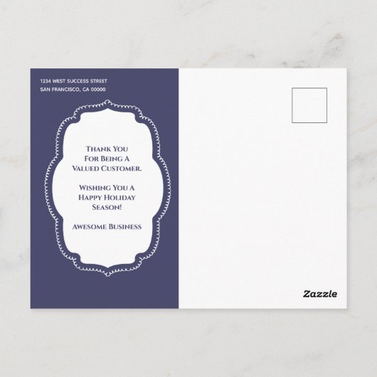 お客様の皆様へのご理解 ポストカード (裏面)