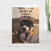 お客様の祝誕生日を「」する準備 カード (正面)