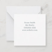 お客様の紹介救済先のビジネス開花紹介 ノートカード (裏面)