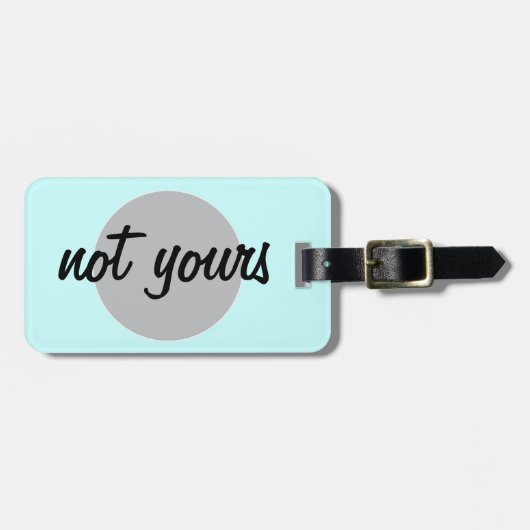 お客様の荷物タグなし ラゲッジタグ (正面横)