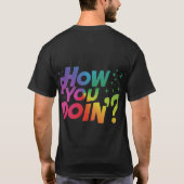 お客様の行動 Tシャツ (裏面)