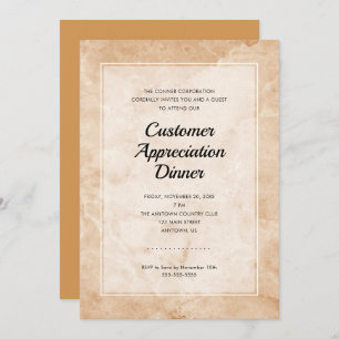 お客様の評価  大理石スタイリッシュの背景 招待状