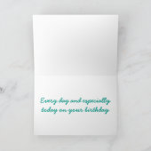 ***お客様の誕生日と日々の愛 カード (内部)