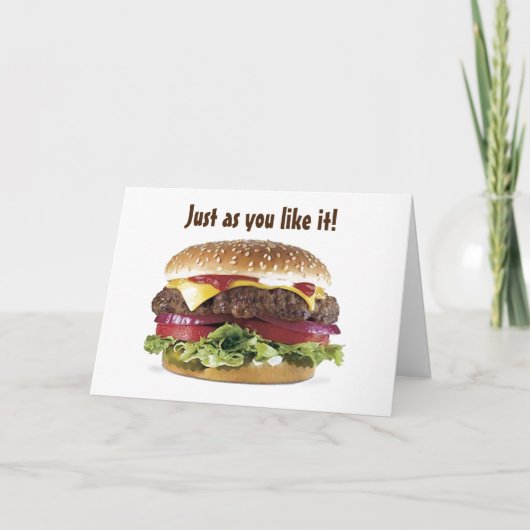 お客様の誕生日に合わせて「好き」 カード (正面)