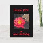 *お客様の誕生日のみ*  カード (正面)