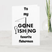 お客様の誕生日*お気に入りのMY FISHERMAN** カード (正面)