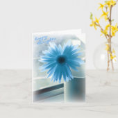 お客様の誕生日 カード (黄色い花)