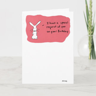 お客様の誕生日 招待状