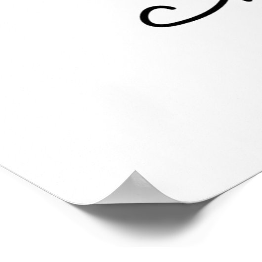 お客様の選択 ポスター (角)