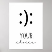 お客様の選択 ポスター (正面)