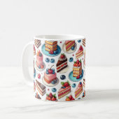 お客様の顔 コーヒーマグカップ (正面左)