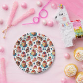 お客様の顔 ペーパープレート (パーティー)