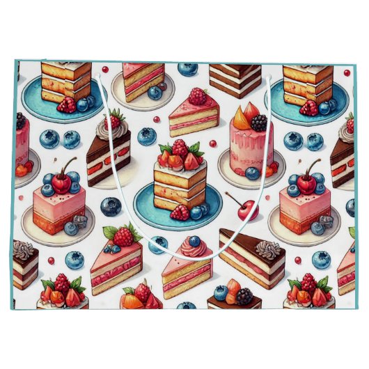 お客様の顔 ラージペーパーバッグ (裏面)