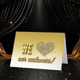 お客様の高い評価 サンキューカード