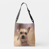 お客様の2枚の写真フルプリントパーソナライズされたトートバッグ クロスボディバッグ (裏面)