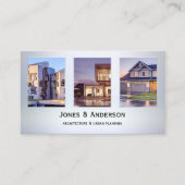 お客様の4枚の写真メタリックポートフォリオ名刺 名刺 (正面)