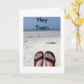 「お客様の」誕生日のために、お客様が何をしているかを知る カード (黄色い花)