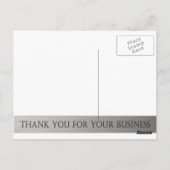 お客様のBusiness Post Cardに感謝 ポストカード (裏面)