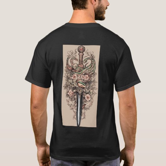 お客様のGo-To-To-Orderのユニークお客様のGo-To-Destination Tシャツ (裏面)