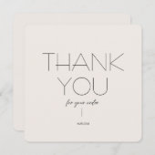 お客様のOrder Card、Small Businessに感謝 サンキューカード (正面/裏面)