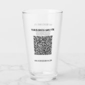 お客様のQRコード情報文字Business Promotion Glass タンブラーグラス (裏面)