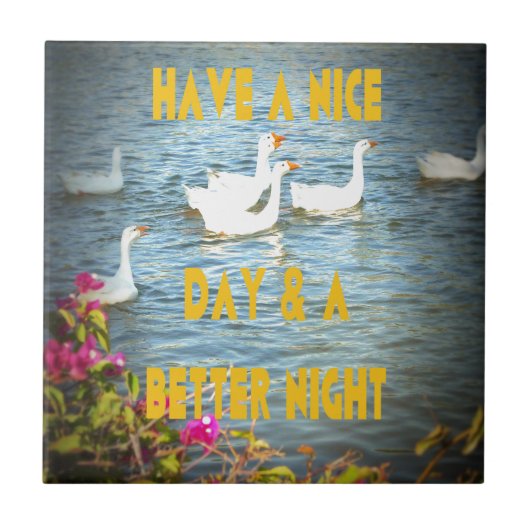 お客様はいつだって満足して幸せな気持ちで帰っていただきます タイル (正面)