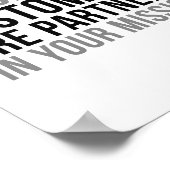 お客様はミッションのパートナー ポスター (角)