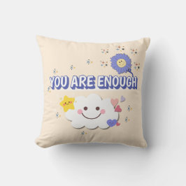 お客様は十分お洒落- Cloud & Flower Pillow クッション