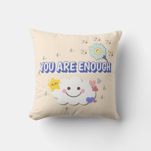 お客様は十分お洒落- Cloud & Flower Pillow クッション