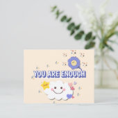 お客様は十分である – 明るいグリーティングカード ポストカード (スタンド正面)