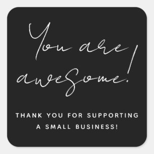 お客様は素晴らしScript Blackモダン Reseller感謝してい スクエアシール