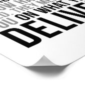 お客様は試した懸命を測定しない ポスター (角)